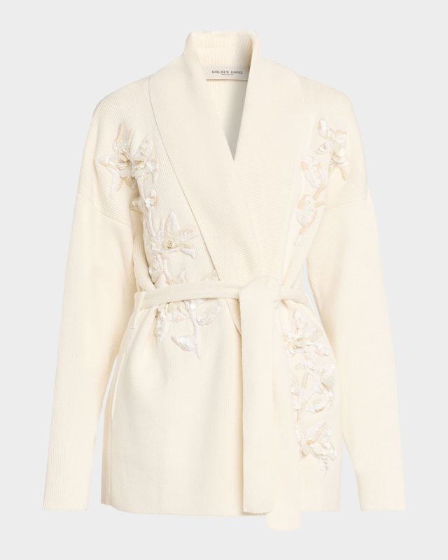 Journey Embellished Belted Cardigan